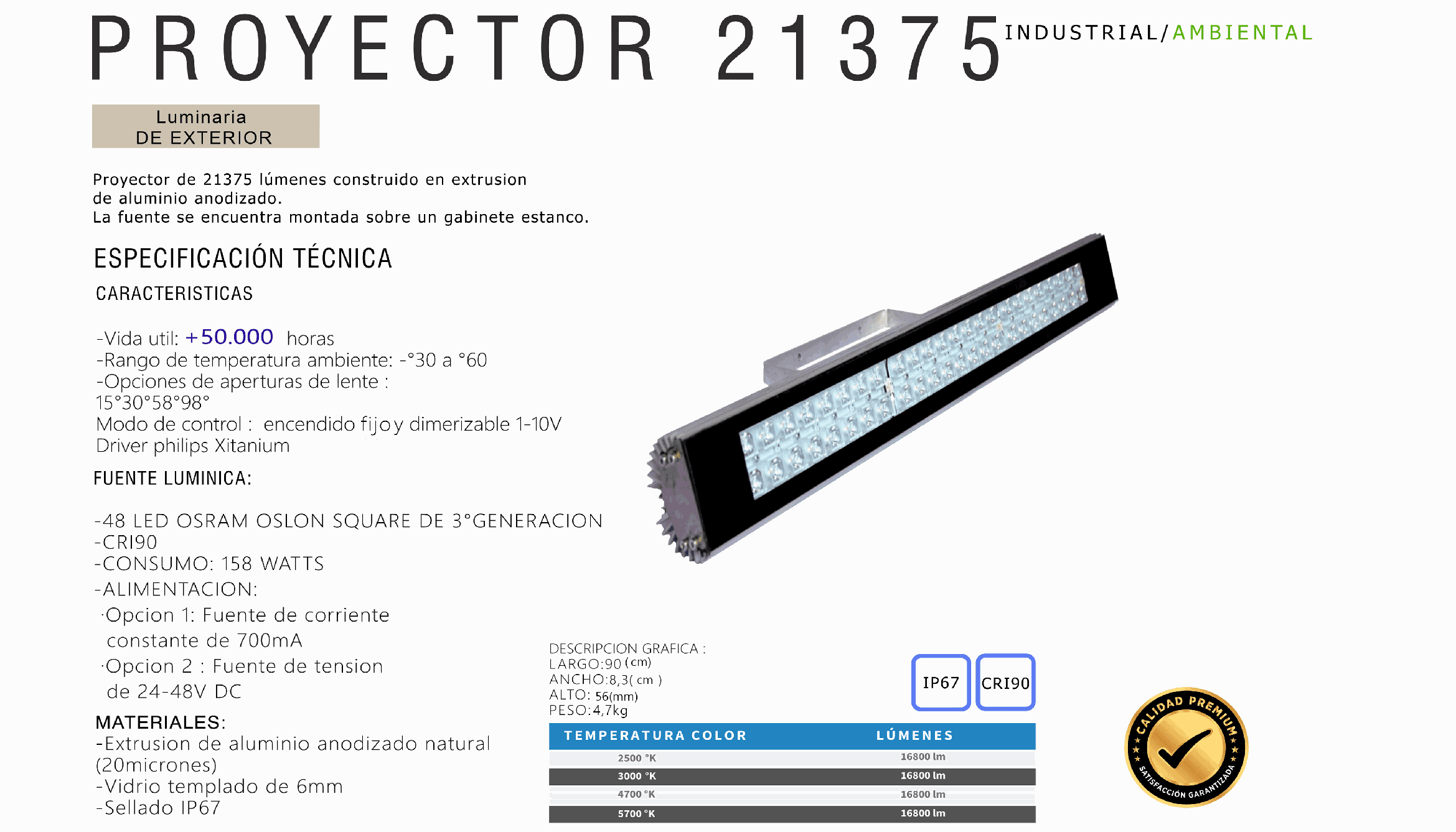 Proyector 21375